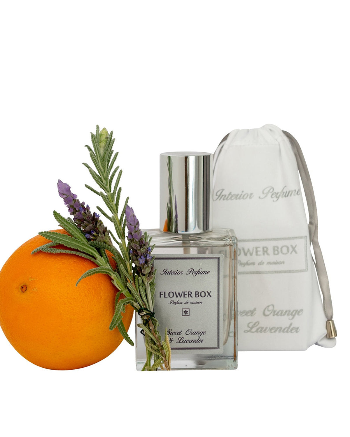 Flower Box Interior Perfume (100ml) - Sweet Orange & Lavender