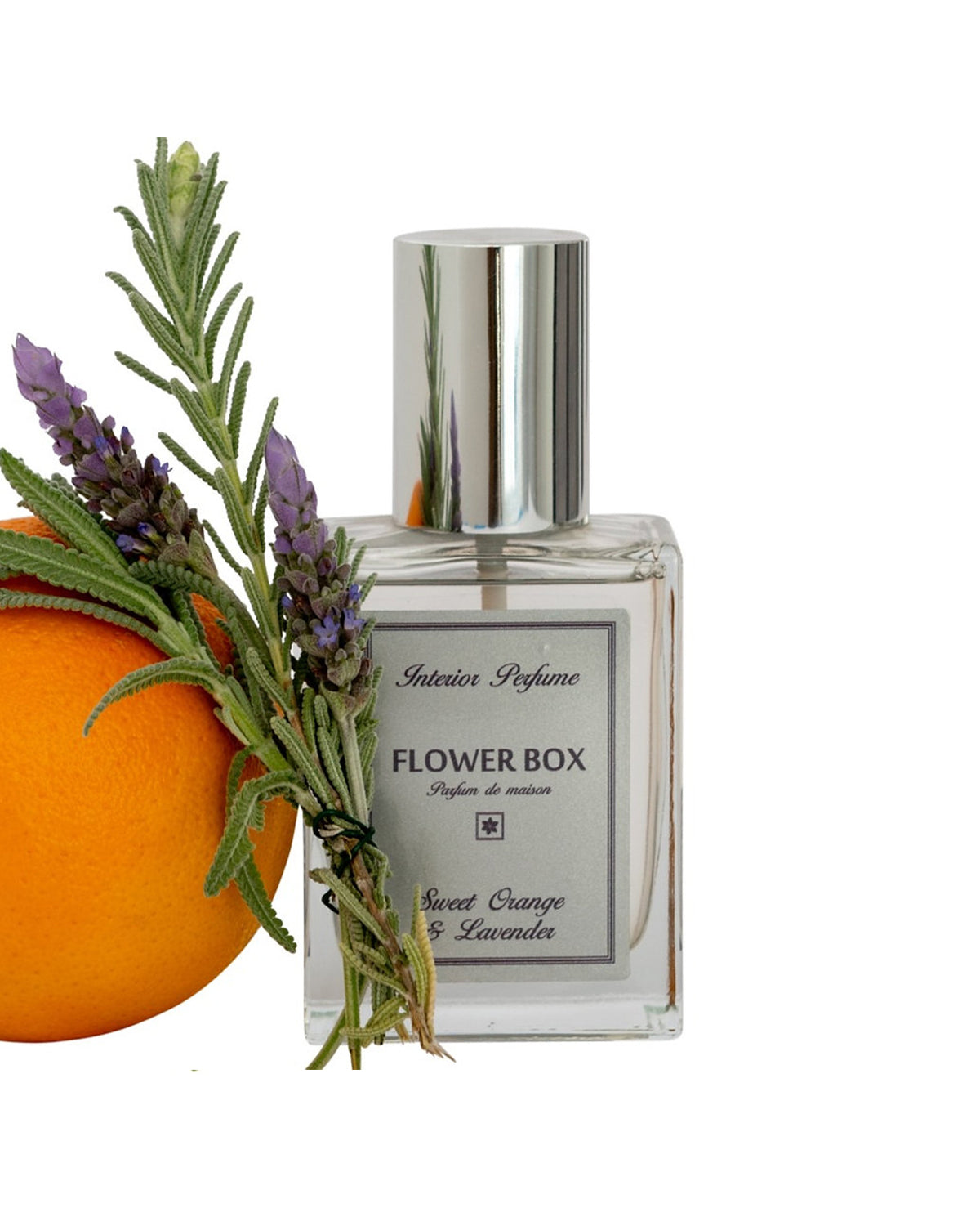 Flower Box Interior Perfume (100ml) - Sweet Orange & Lavender