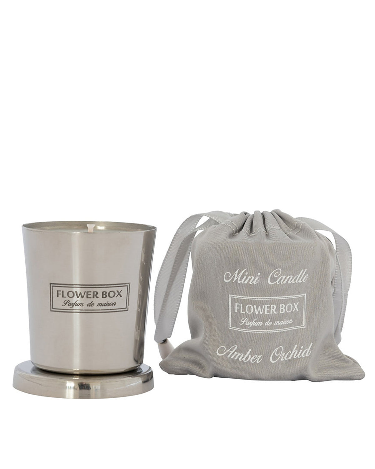 Flower Box Mini Candle (80g) - Amber Orchid