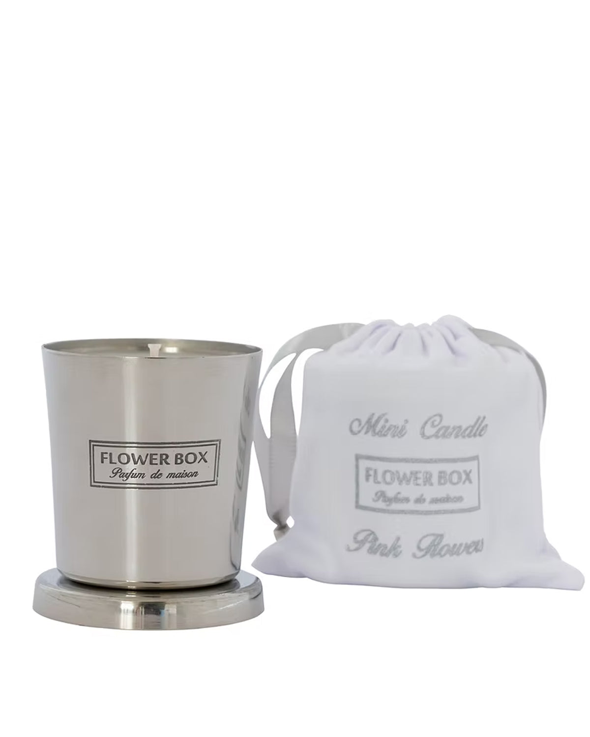 Flower Box Mini Candle (80g) - Pink Flowers