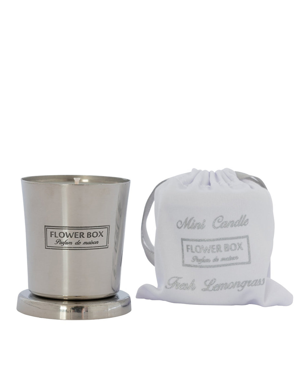 Flower Box Mini Candle (80g) - Fresh Lemongrass