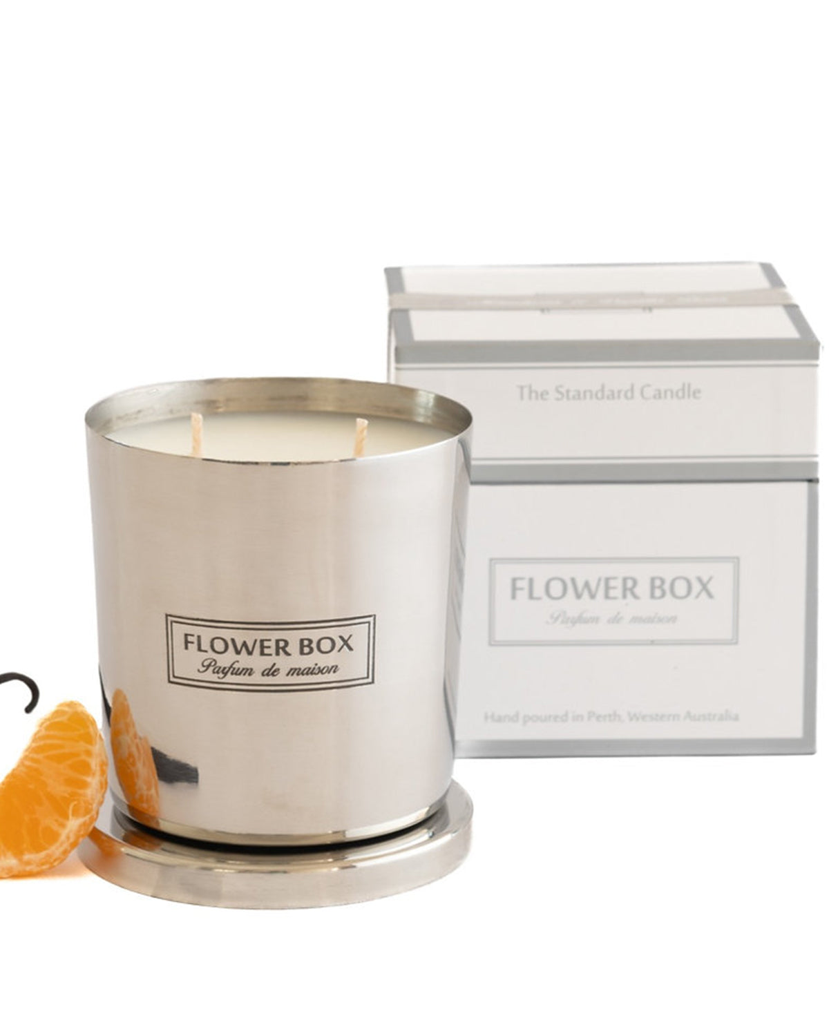 Flower Box The Standard Candle (300g) - Mandarin & Vanilla Bean