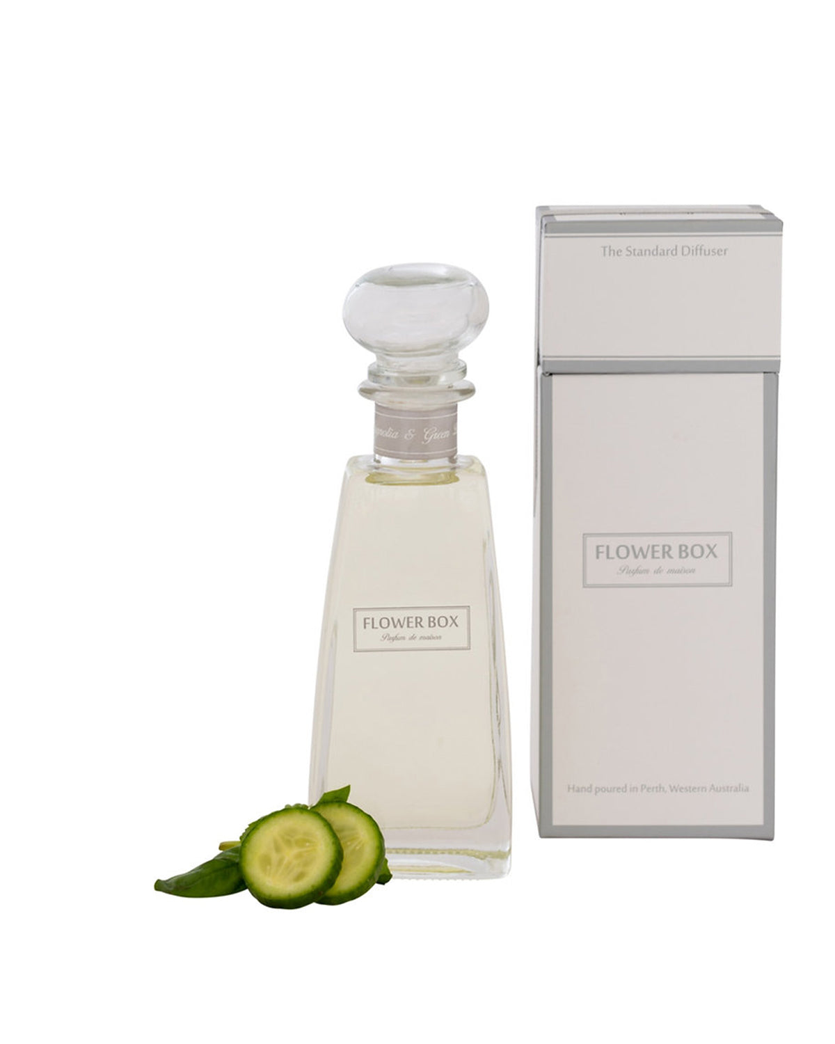 Flower Box The Standard Diffuser (210ml) - Cucumber & Sweet Basil