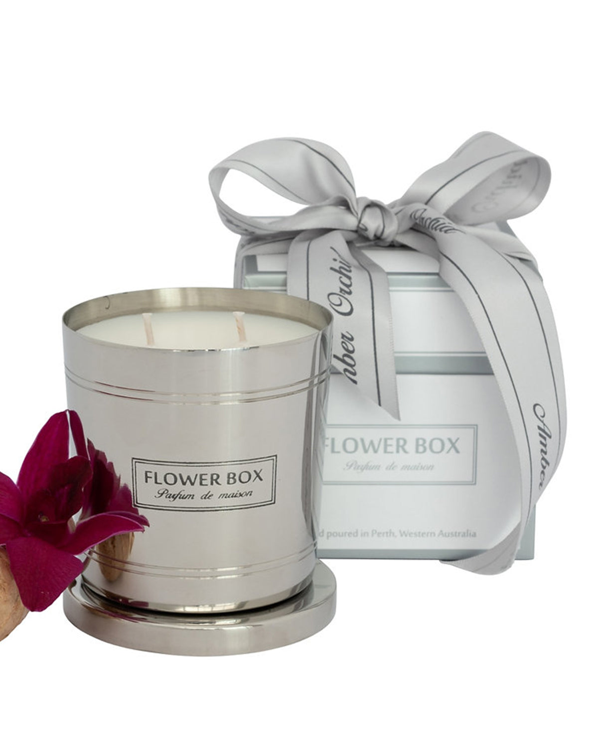 Flower Box The Standard Candle (300g) - Amber Orchid
