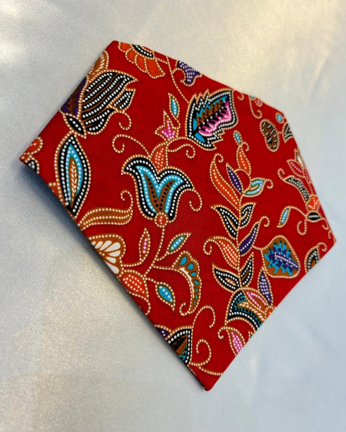 GC Pets Red Batik Bandana