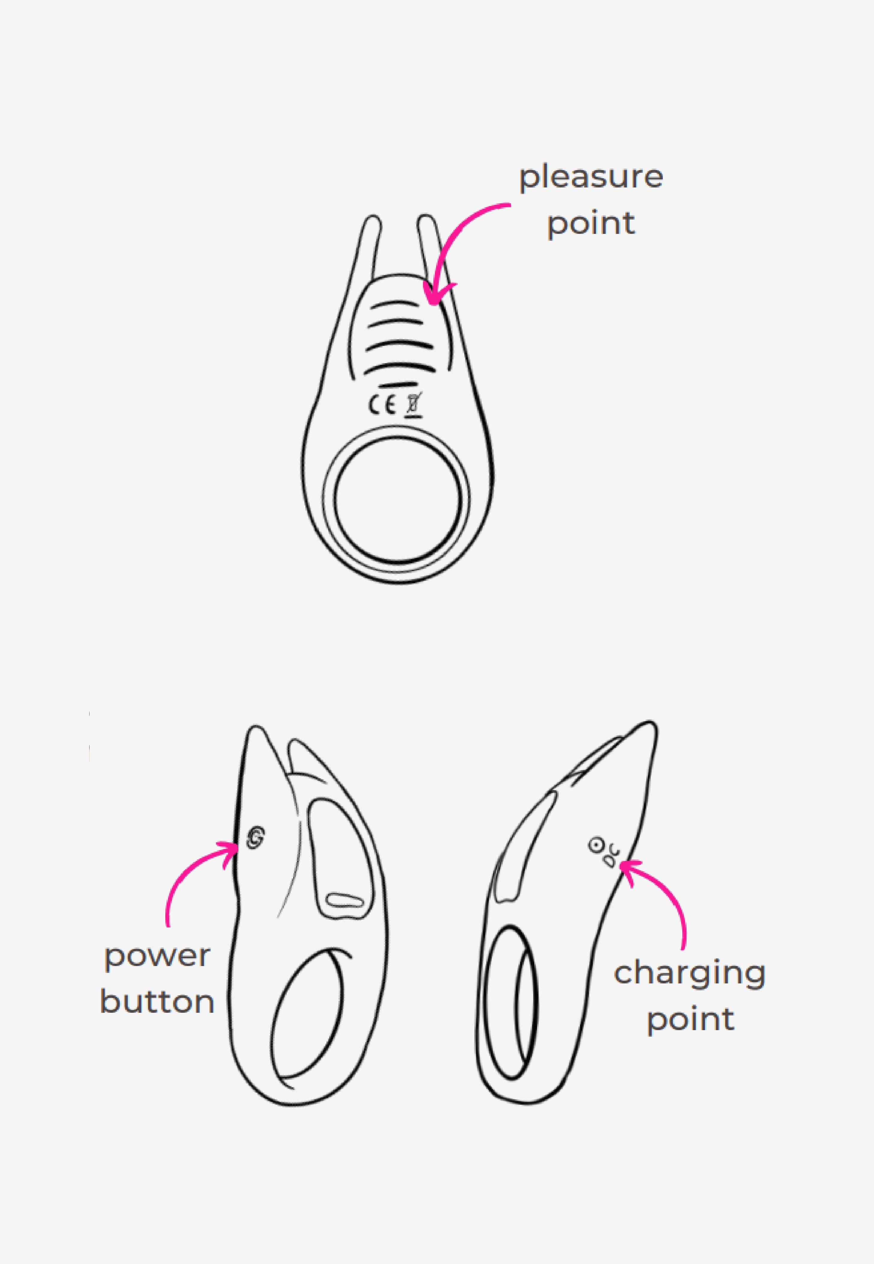 Hedonist Batman Vibrating Cock Ring