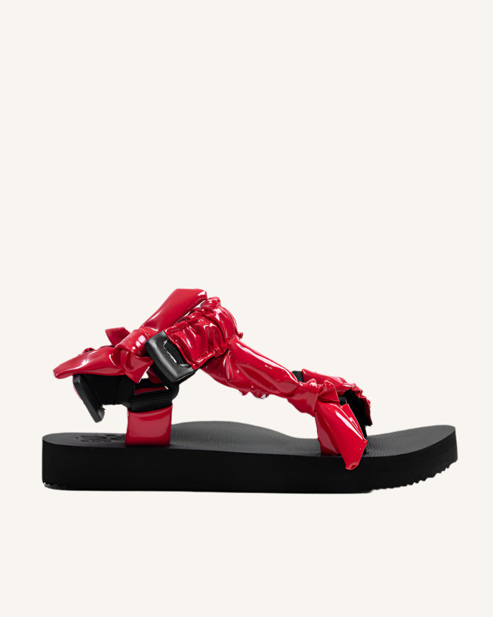 Angie Red Patent Jaedals