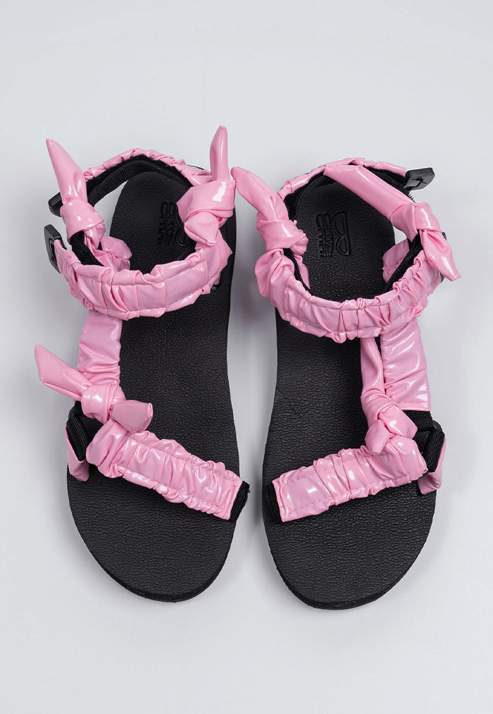 Pink Patent Jaedals