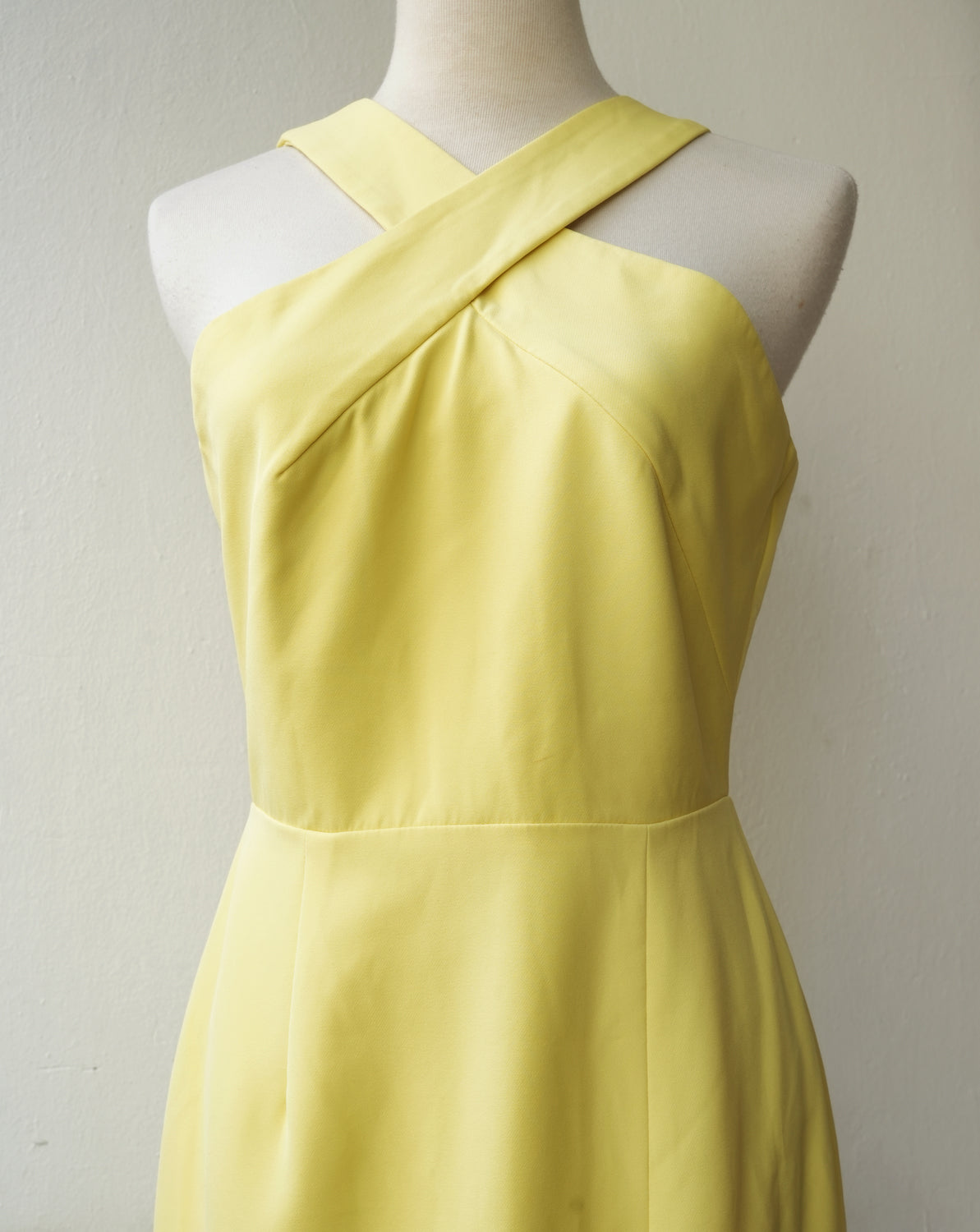 Thryfted Lavish Alice Halter Obi Belt Sheath Dress
