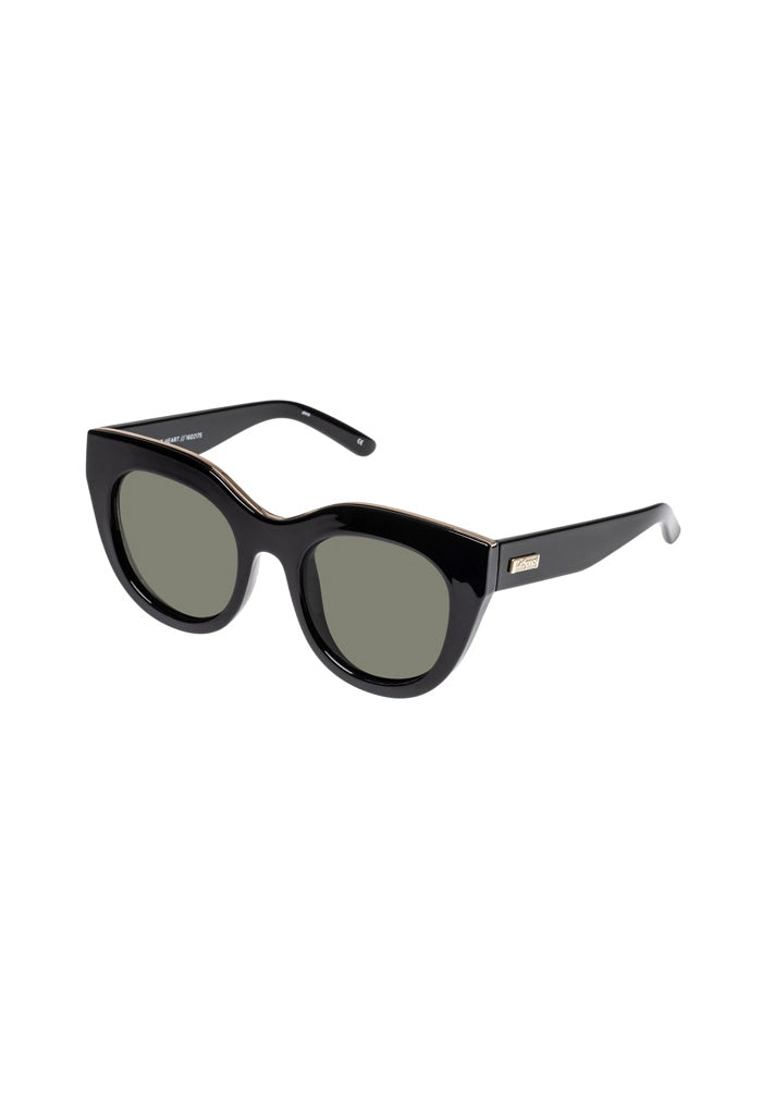 Le Specs Air Heart Sunglasses - Black