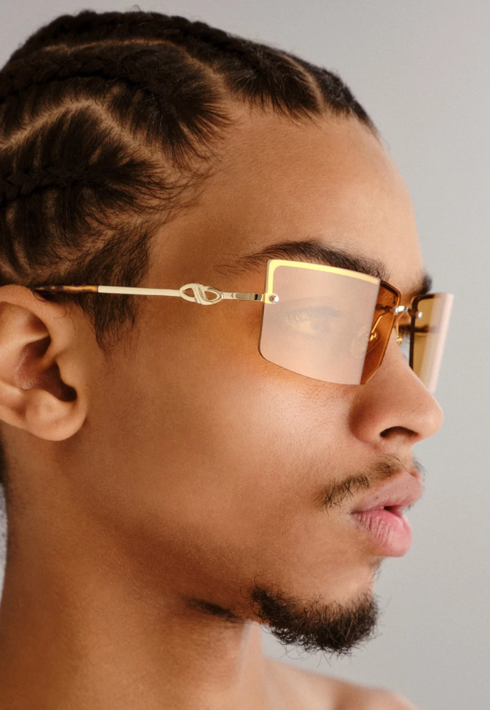Le Specs Alien Ltd Edt Sunglasses - Bright Gold