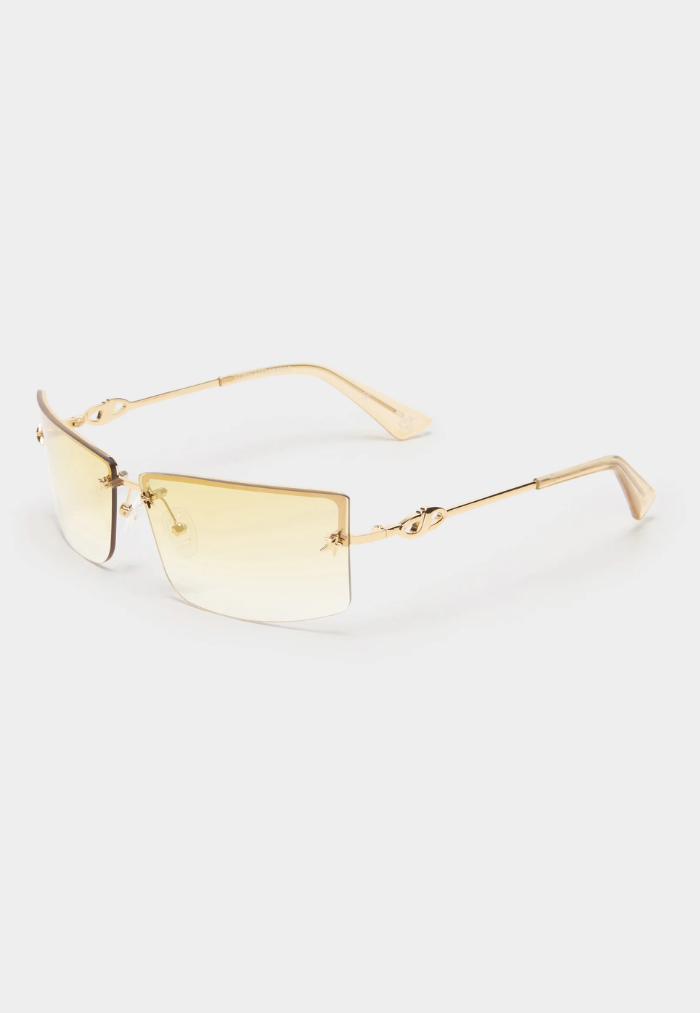 Le Specs Alien Sunglasses - Gold