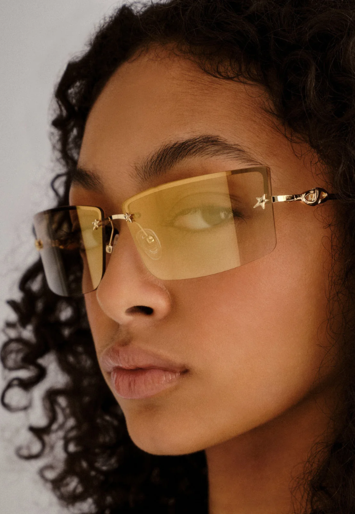 Le Specs Alien Sunglasses - Gold