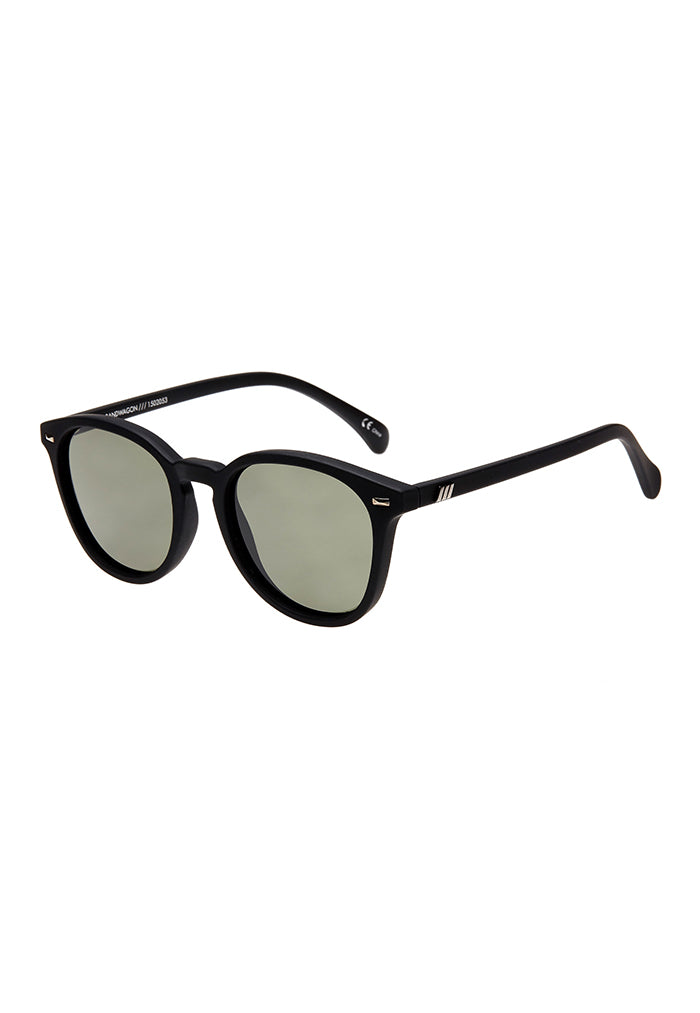 Le Specs Bandwagon Sunglasses - Black Rubber