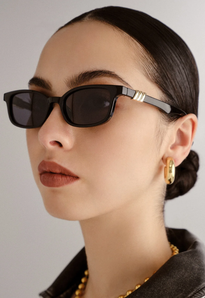 Le Specs Confidential Sunglasses - Black
