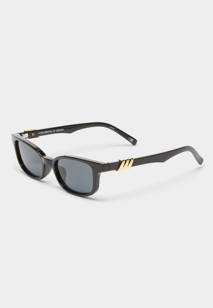 Le Specs Confidential Sunglasses - Black