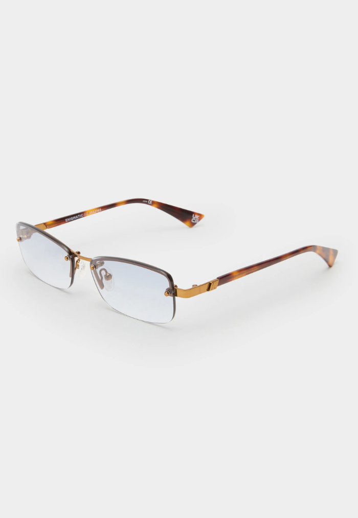 Le Specs Enigmatic Sunglasses - Antique Gold/Dark Tort