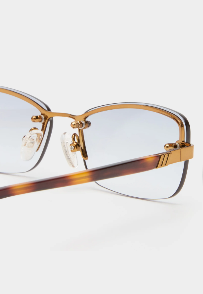 Le Specs Enigmatic Sunglasses - Antique Gold/Dark Tort