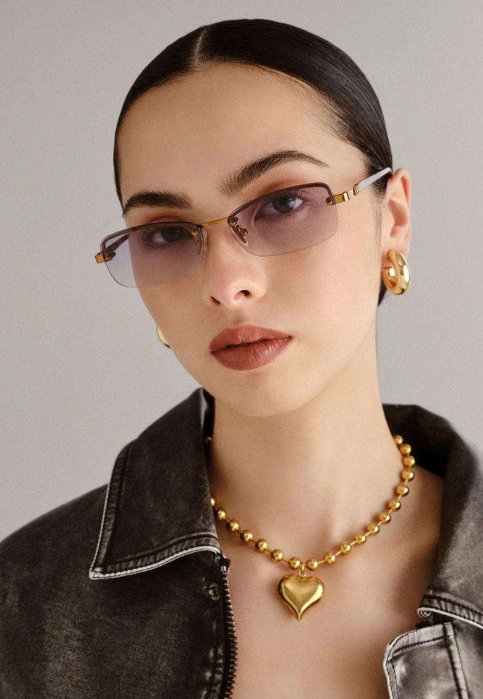 Le Specs Enigmatic Sunglasses - Antique Gold/Dark Tort