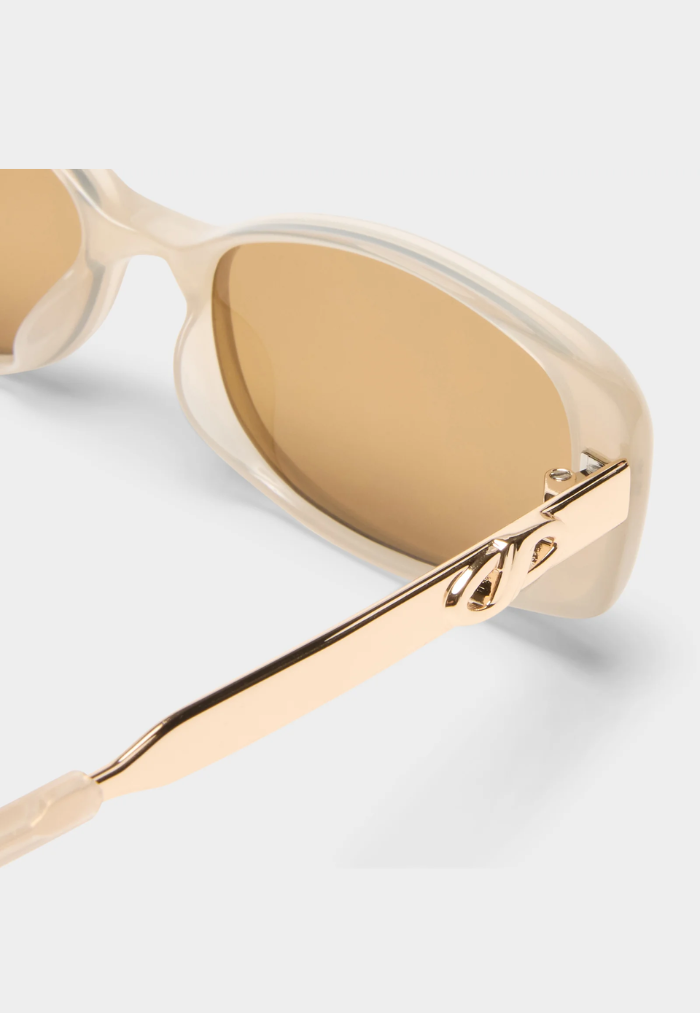 Le Specs Lil Starlight Sunglasses - Oatmeal