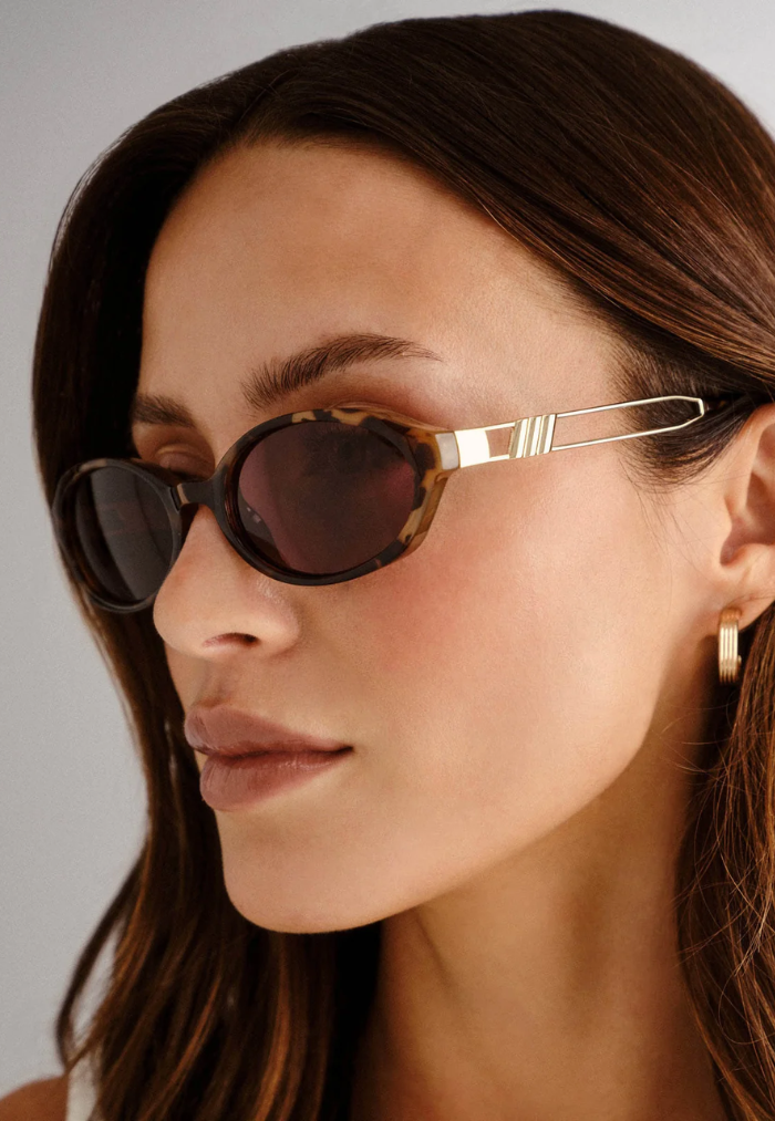 Le Specs Lunita Sunglasses - Tort
