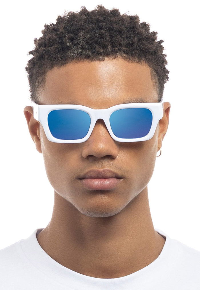 Le Specs Shmood Sunglasses - White