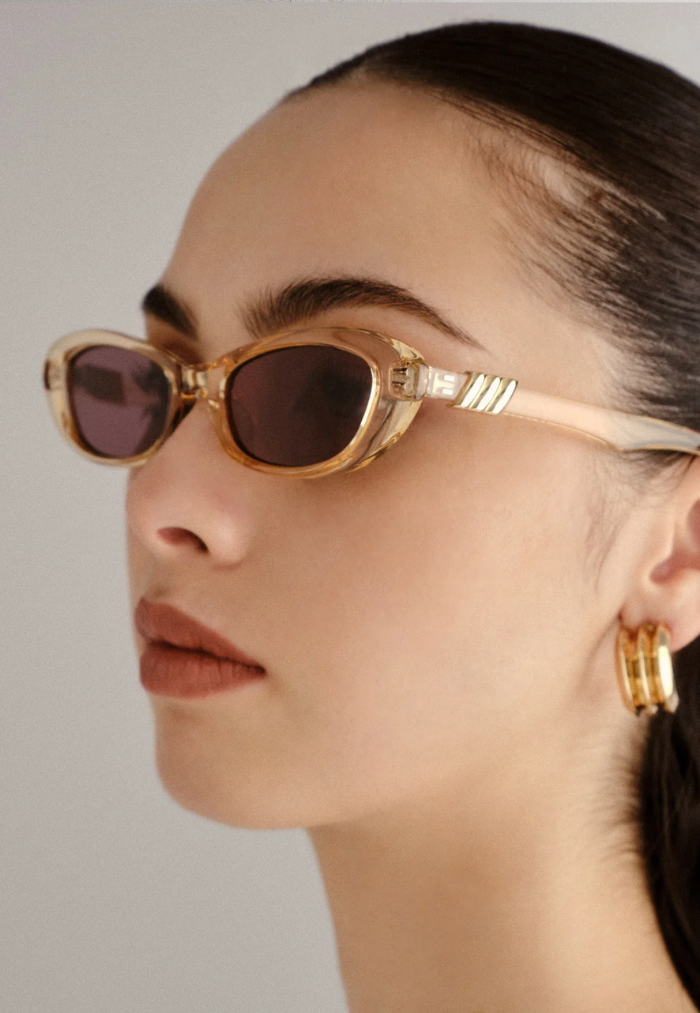Le Specs The Whisperer Sunglasses - Sand