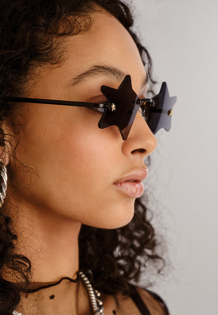 Le Specs Twinkle Sunglasses - Black