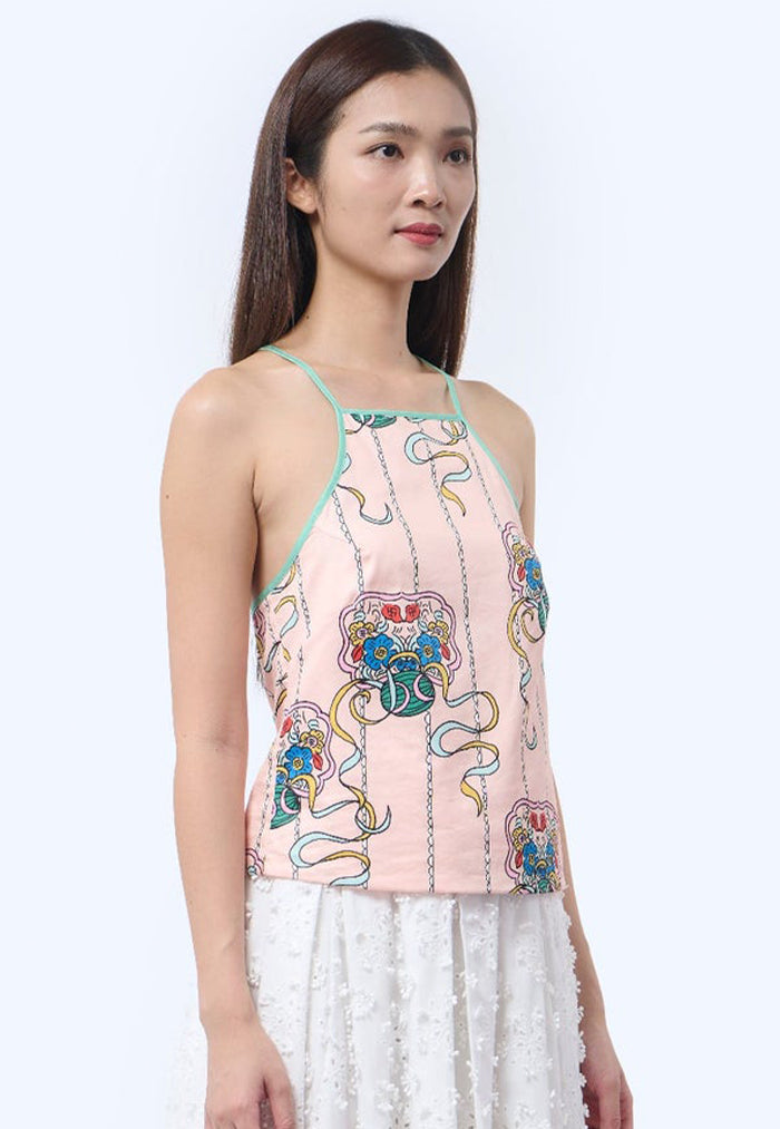 Nala Chinese Bustier Top - Ribbons Ballet