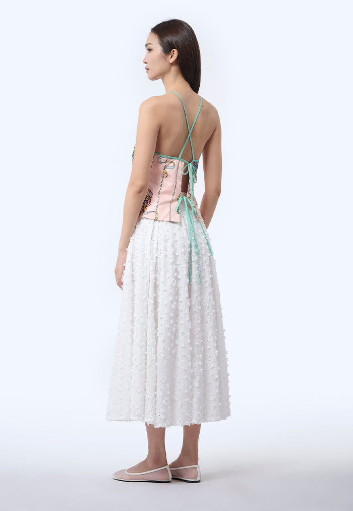 Nala Chinese Bustier Top - Ribbons Ballet