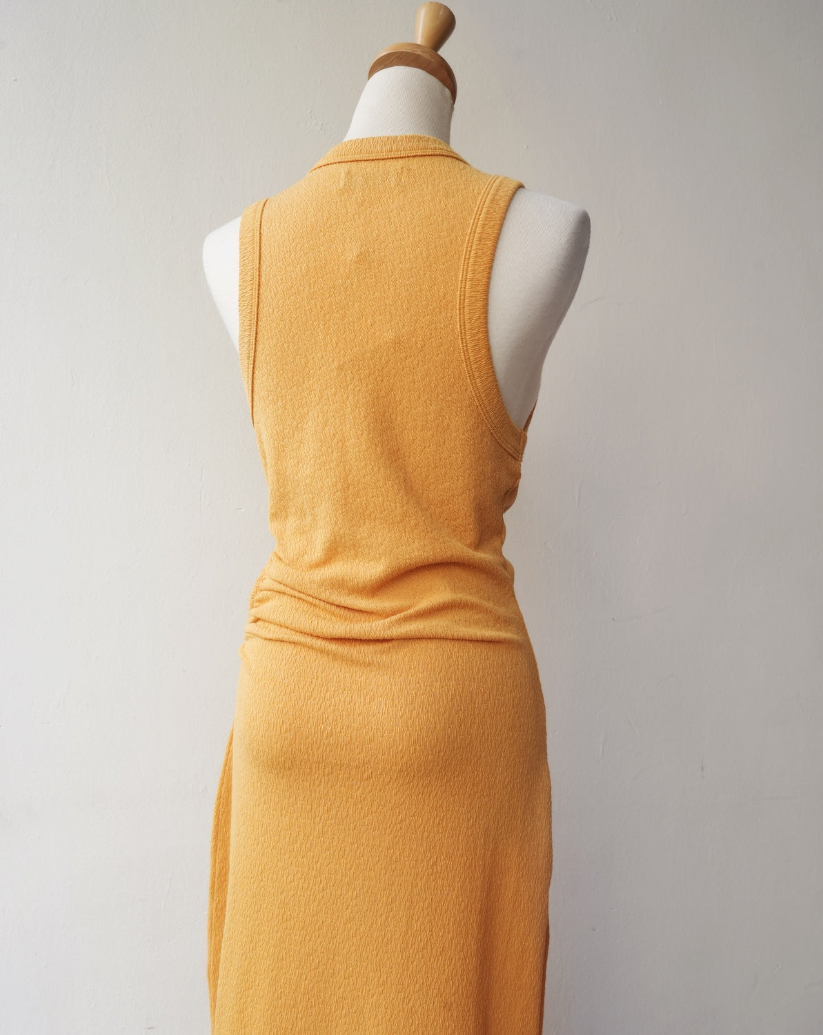 Thryfted Nude Lucy Cut Out Racerback Midi Dress