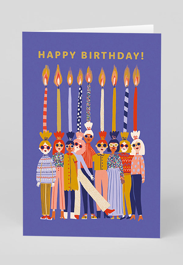 Ohh Deer Greeting Card - Happy Birthday Candle Ladies