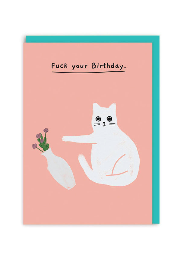 Ohh Deer Greeting Card - Fuck Your Birthday