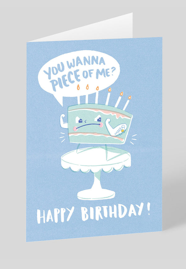 Ohh Deer Greeting Card - You Wanna Piece Of Me?