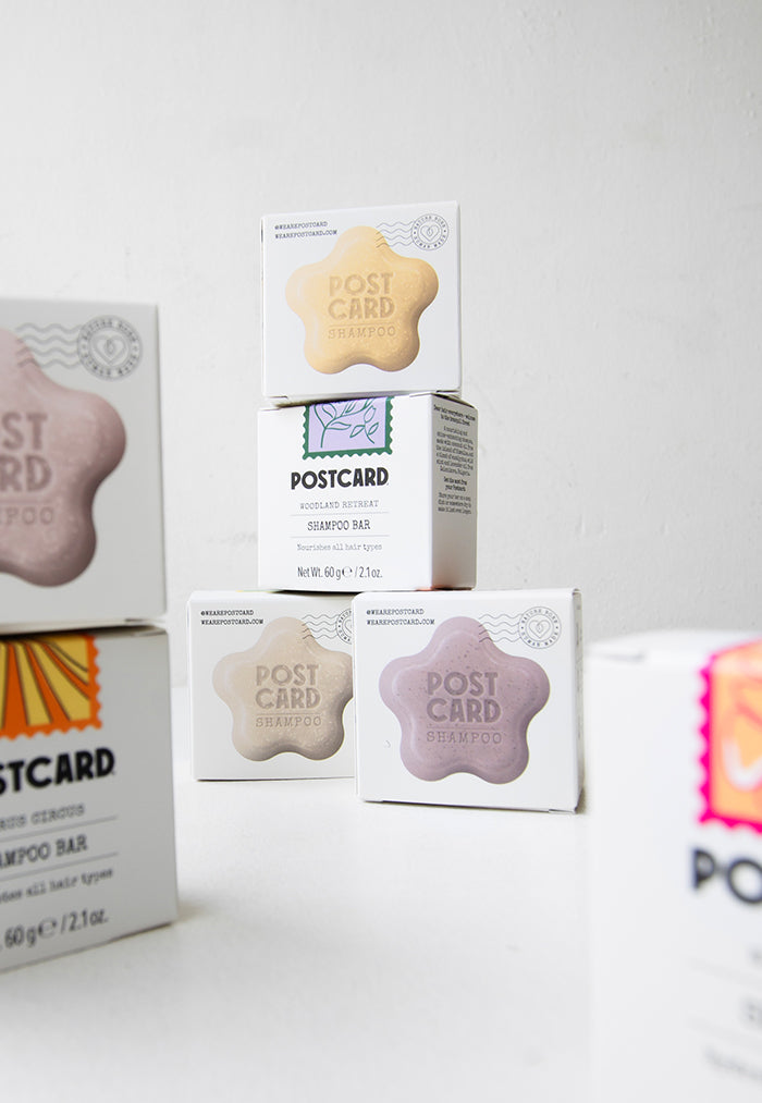 POSTCARD Coconut Beach Solid Shampoo Bar