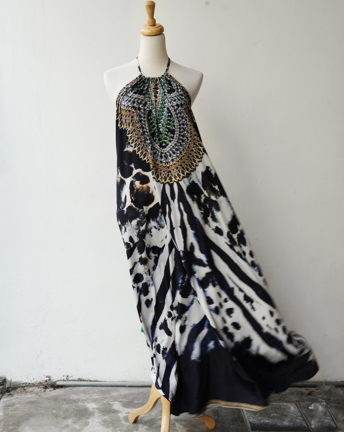 Pre-Loved Simone Irani Halter Maxi Dress