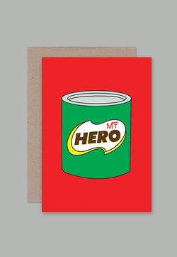 AHD Greeting Card - Hero Tin