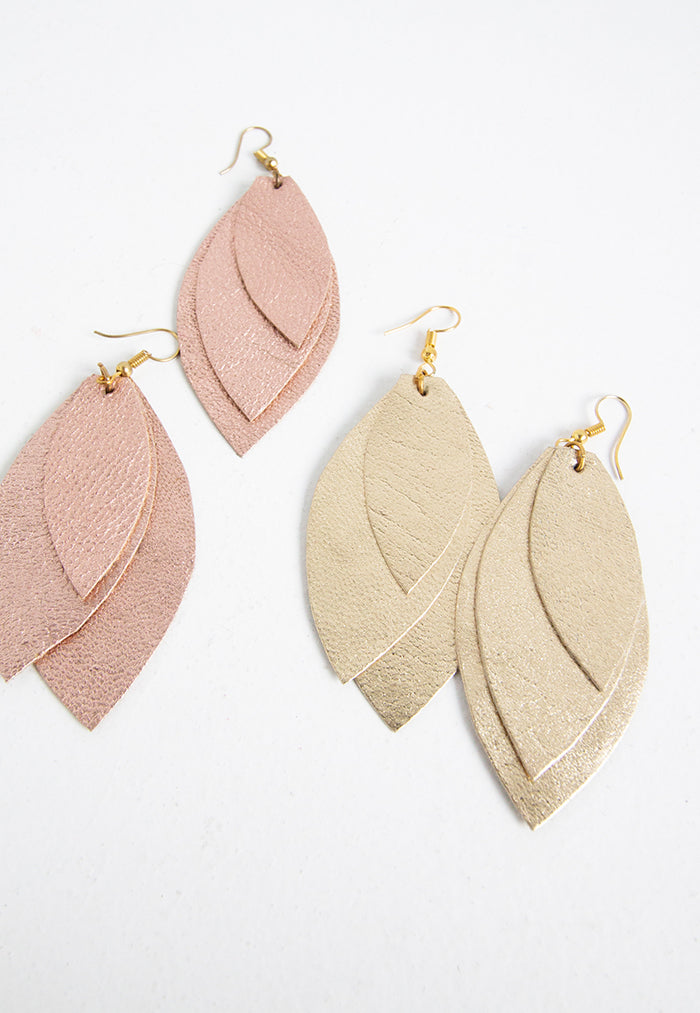 Just Gaya's Triple Petal Hook Earrings