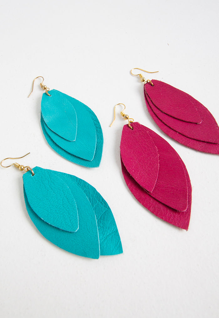 Just Gaya's Triple Petal Hook Earrings