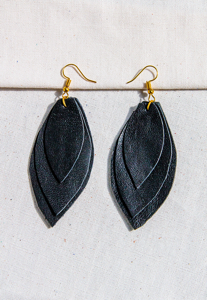 Just Gaya's Triple Petal Hook Earrings