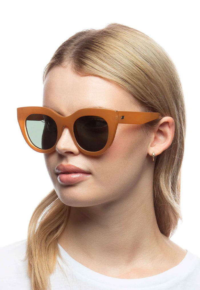 Le Specs Air Heart Sunglasses - Caramel