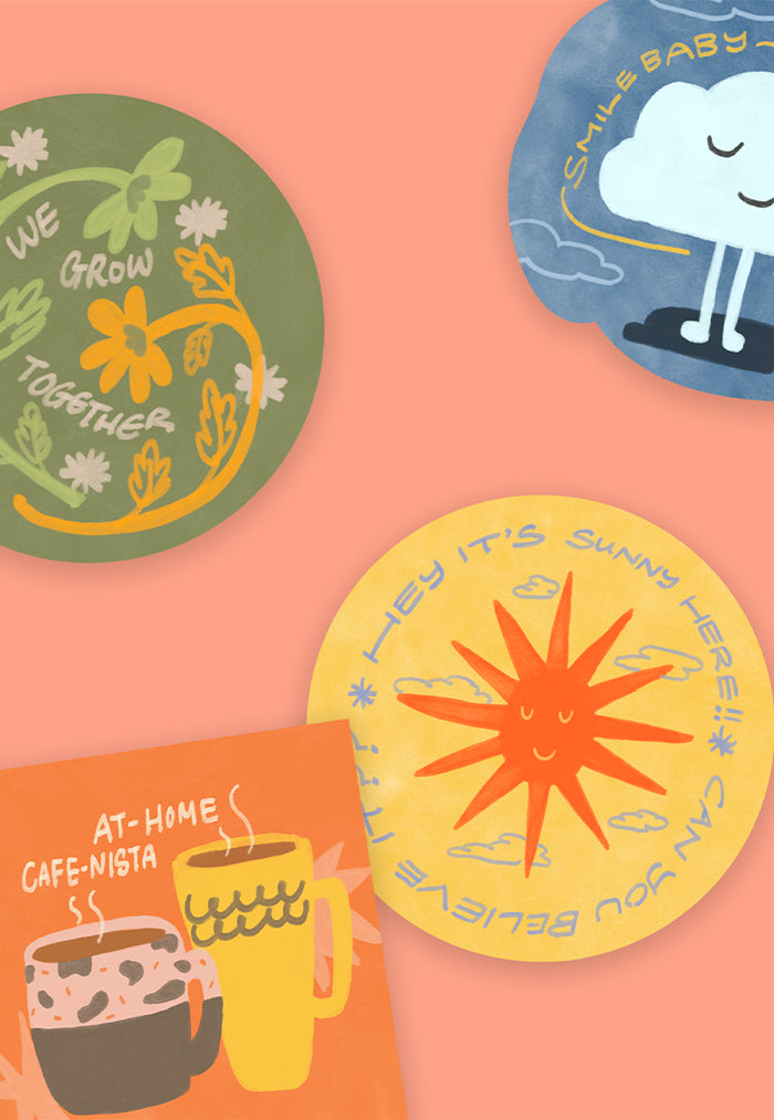 Cravin' Space Smile Baby Sticker Sheet