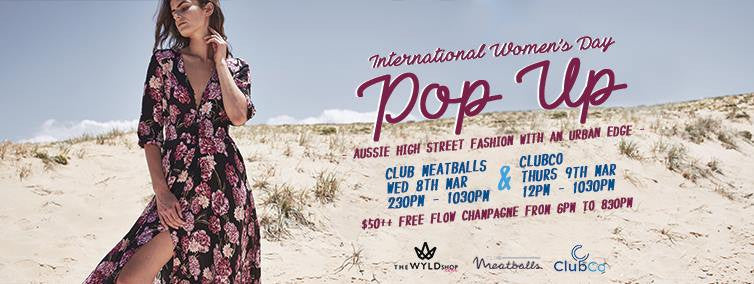 International Women's Day Two Day Pop Up Event