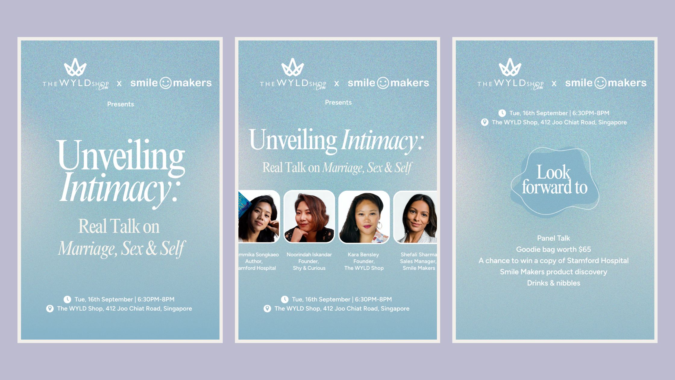 Unveiling Intimacy: The WYLD Shop x Smilemakers Spark Real Conversations on Marriage, Sex & Self