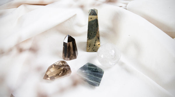 buy crystals online: smoky quartz pyrite labradorite at The Wyld shop