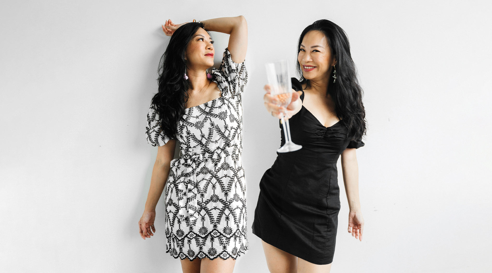best party dresses: minkpink black leigh mini dress at the wyld shop