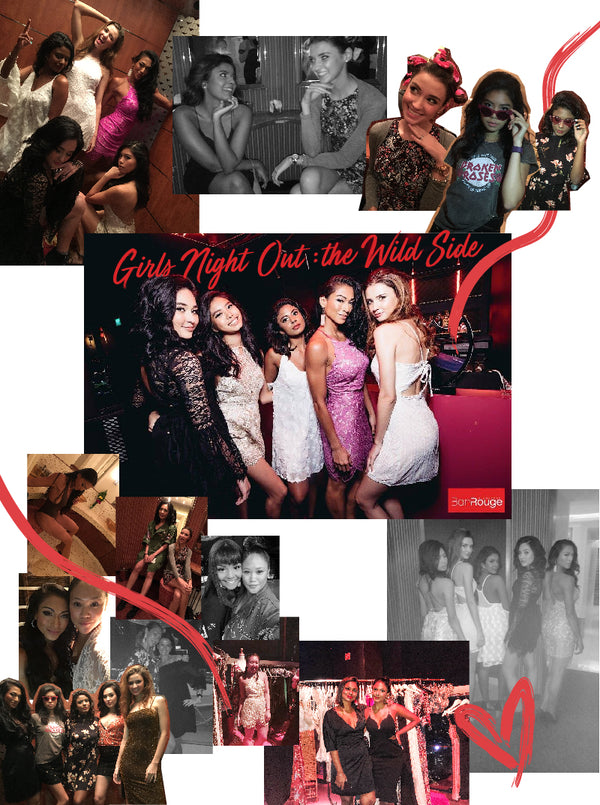 Official photographs and #bts of launch of girls night out bar rouge Singapore thewyldshop fashion show #wyldones party free flow   