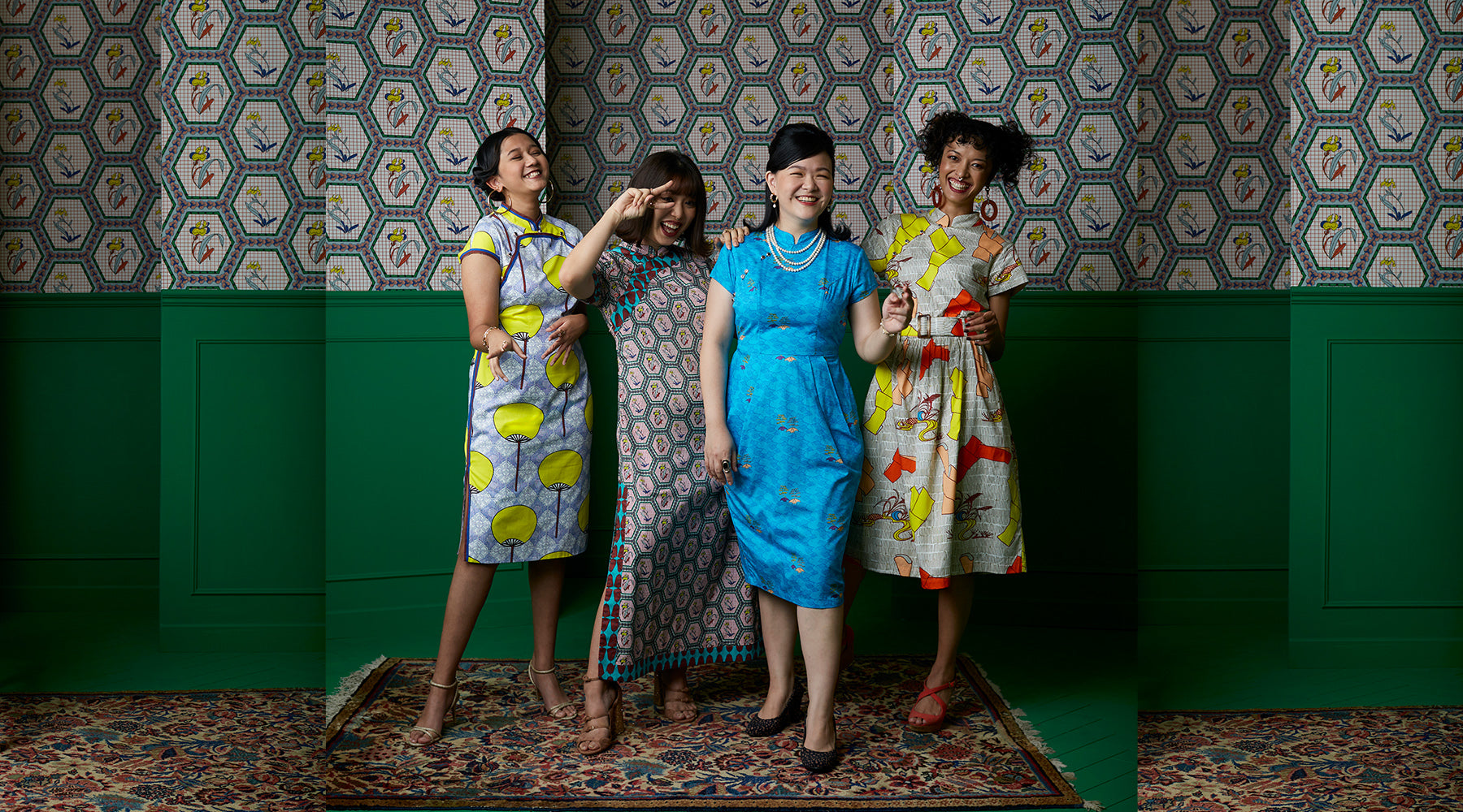 Pattern play with Nala Designs: CNY 2022 outfits and cheongsams in Singapore