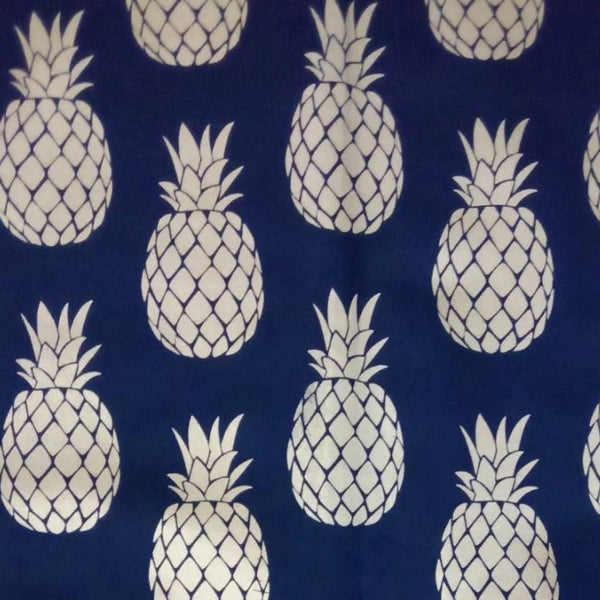 Palms & Pineapples Pineapple Tote Bag - Navy