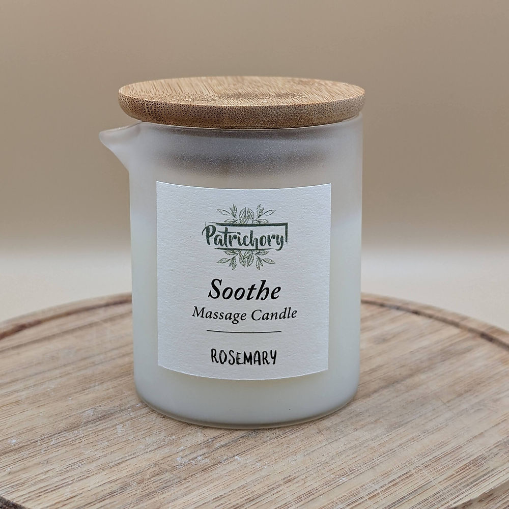 Patrichory - Soothe Rosemary Massage Candle